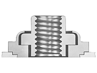 LAC-M6-2MD, Floating self-clinching