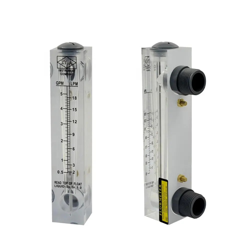 Lưu lượng kế LZM-15Z lắp trên bảng điều khiển