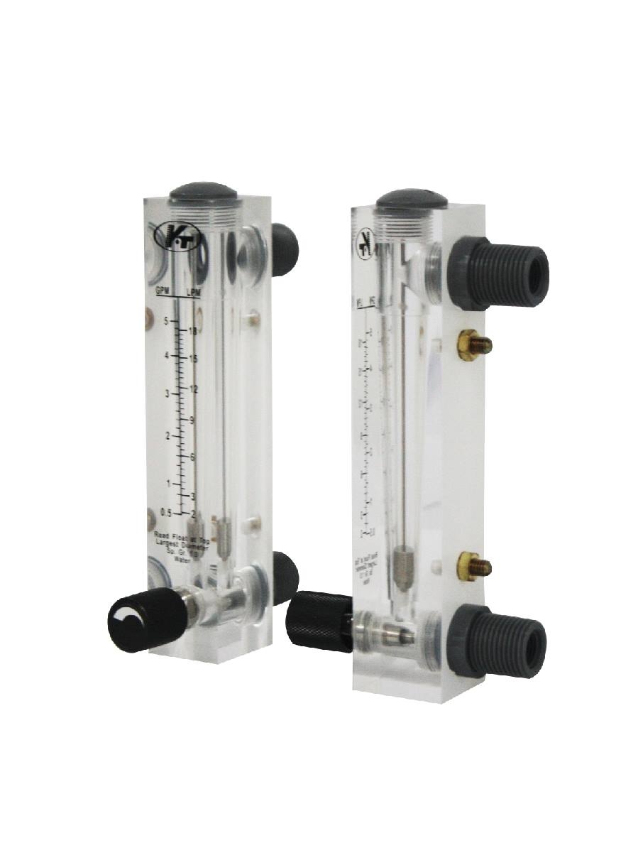 Lưu lượng kế LZM-20T lắp trên bảng điều khiển - có van điều tiết