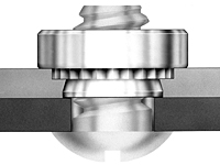S-M8-1ZI, Self-Clinching Nuts