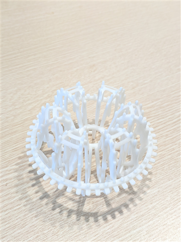Microbial plastic balls - hemp substrate