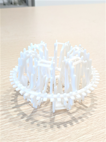 Microbial plastic balls - hemp substrate