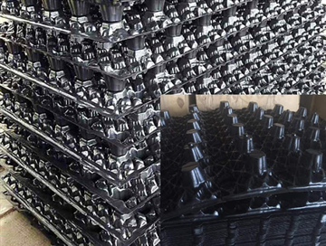 Honeycomb type microbiological substrate