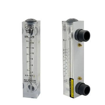 Lưu lượng kế LZM-15Z lắp trên bảng điều khiển